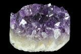 Purple Amethyst Crystal Heart - Uruguay #76771-1